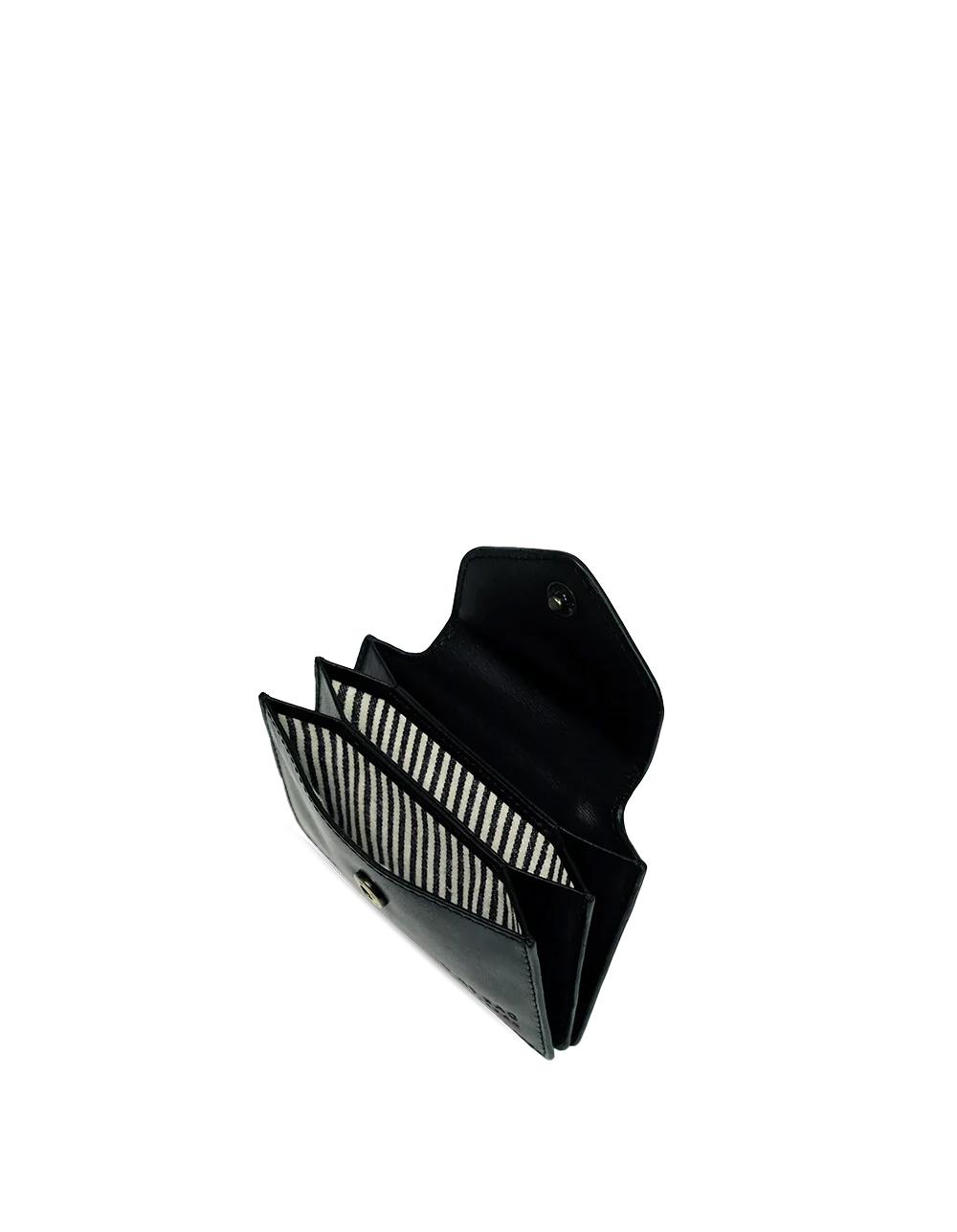O My Bag Harmonica Wallet Classic Black Leder Münz-Portemonnaie unisex
